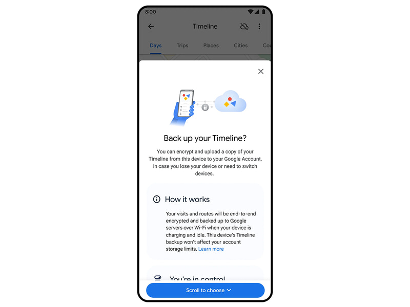クラウドのバックアップはオプションに