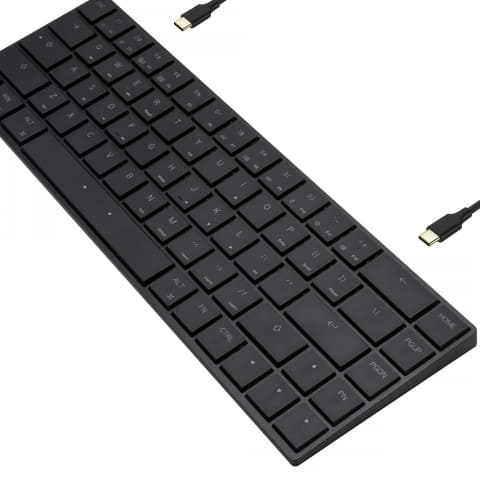 最薄部5.08mmの極薄65%メカニカルキーボード「Mistel AIRONE」 - PC Watch