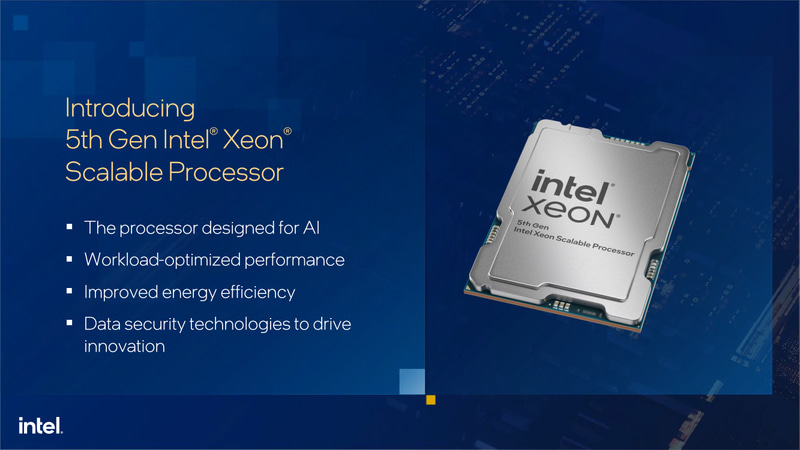 第5世代Xeonの発表