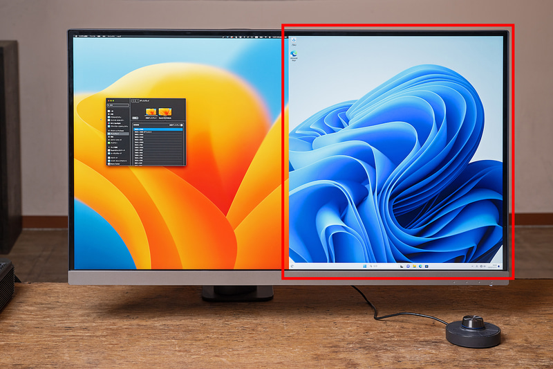 2系統の入力映像を同時に表示できる「PIP」機能や「PBP」機能も搭載
