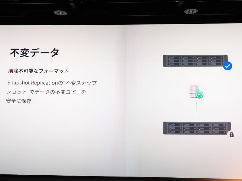 保護期限内は削除できないイミュータブルスナップショットを作成する