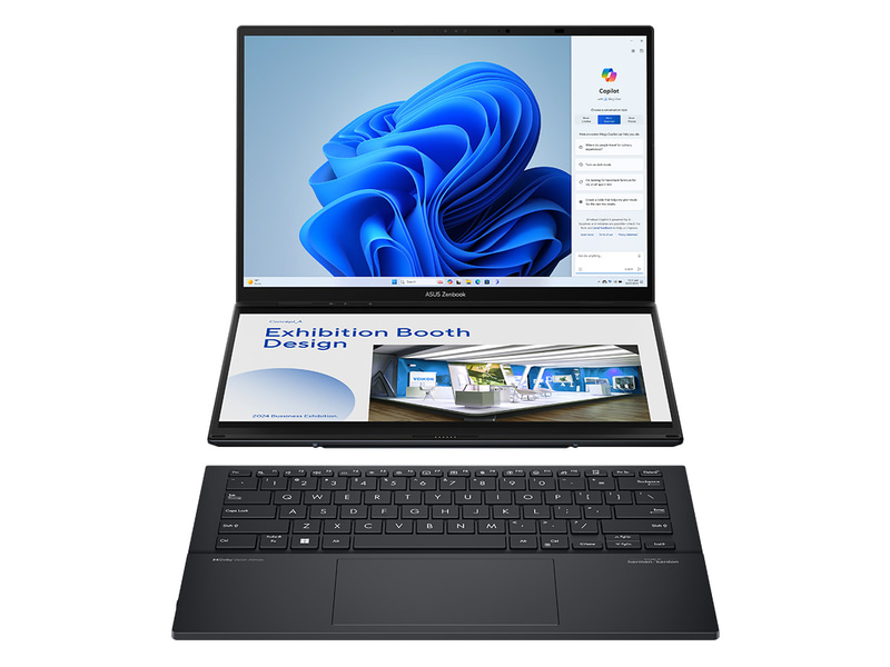 デュアルスクリーンを活かしてさまざまな形態で使える