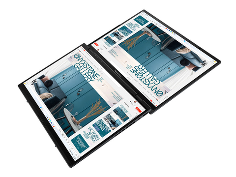 どこでもデュアルモニター環境を作れる14型OLEDの2画面ノート「Zenbook