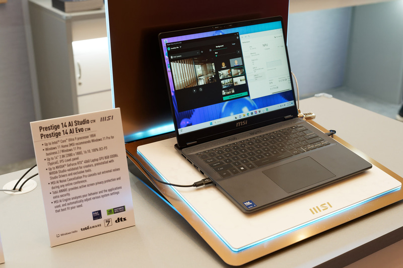 「Prestige 14 AI Evoシリーズ」