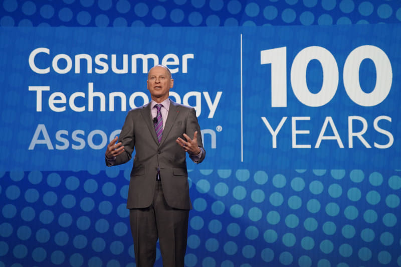 CTAの創設100周年を祝う、CTA 社長 兼 CEOのゲアリ・シャピロ氏