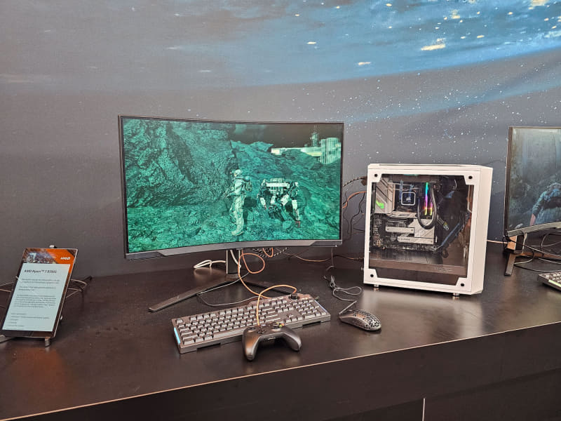 ASUSのSocket AM5マザーボード「STRIX B650-A GAMING WIFI」を利用したPC、Starfieldが動作していた