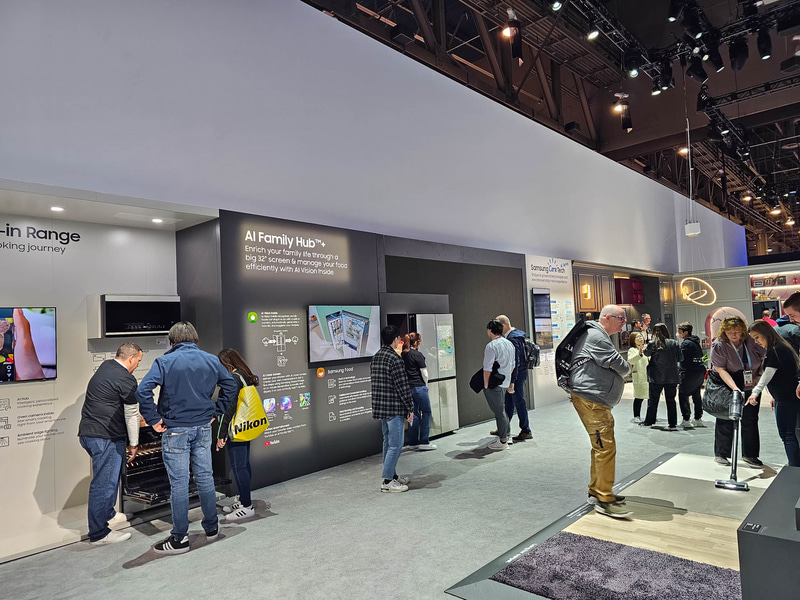 CES 2024のSamsungブースの様子