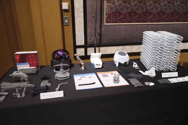 3Dプリント製品のサンプル