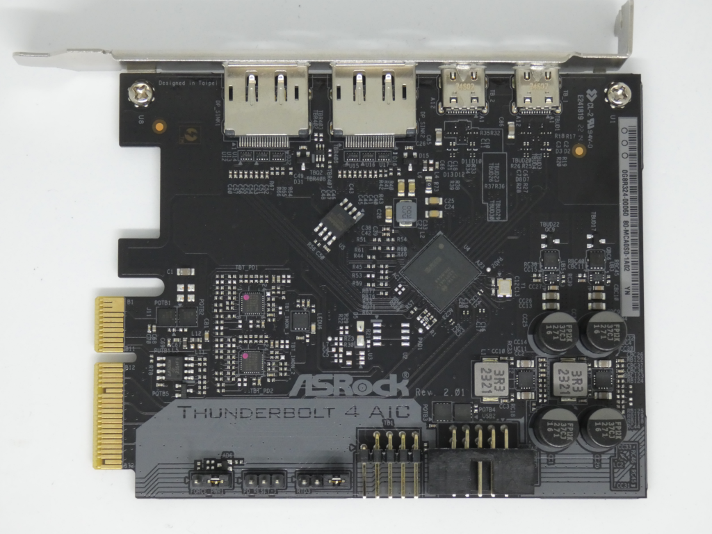 今回使用したThunderbolt 4 AIC R20