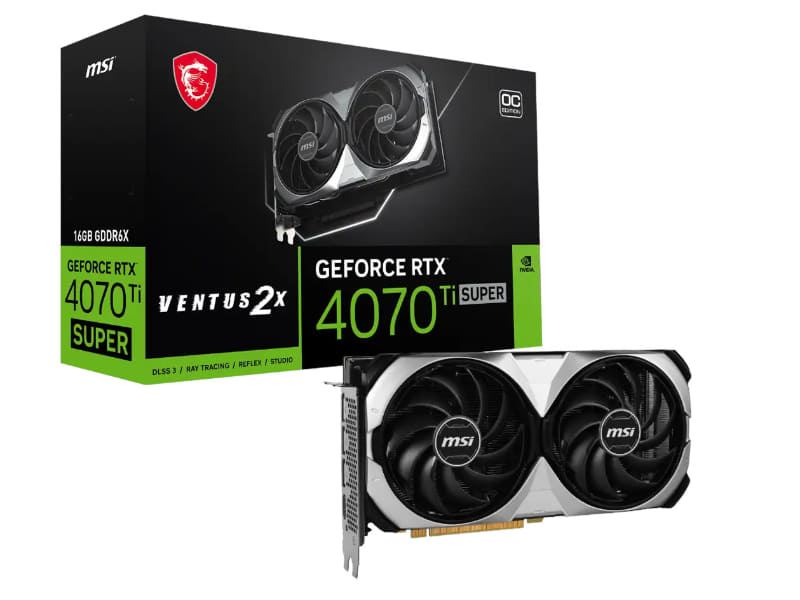 GeForce RTX 4070 Ti SUPER 16G VENTUS 2X OC