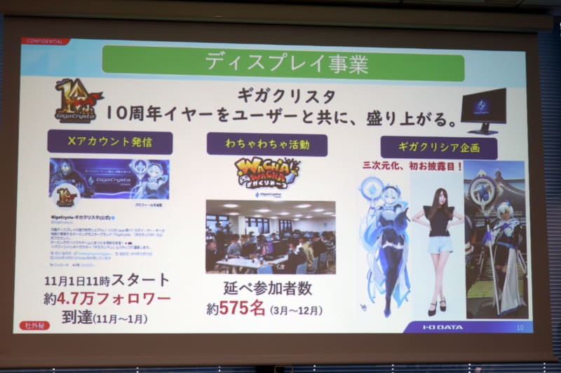 個人向けのGigaCrysta