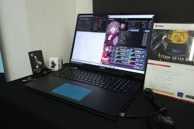 Titan 18 HX 14Vの実機