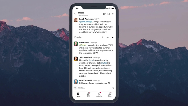 スレッドの要約を行なうには、右上の星マークをクリックする