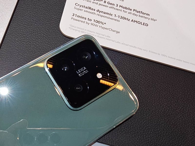 Xiaomi 14のレンズ