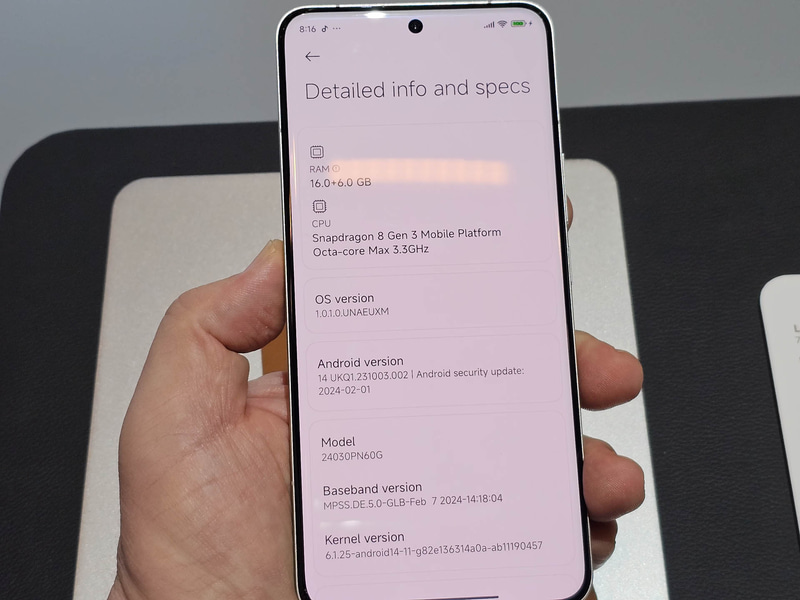 Androidのバージョンは14