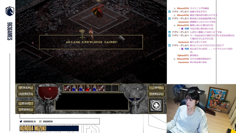 隠し部屋にある本を読む