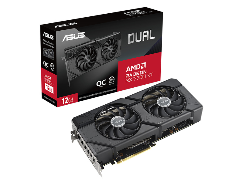 　DUAL-RX7700XT-O12G