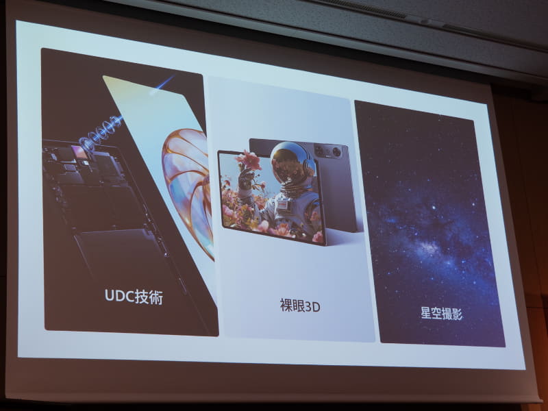 代表的なカメラ機能