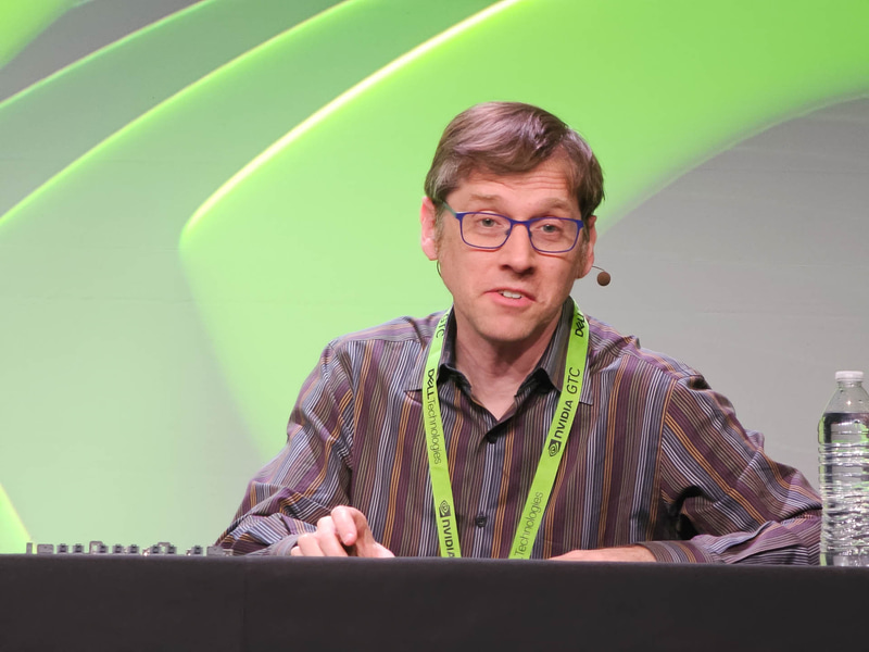 NVIDIA 上席副社長(SVP)ヨナ・アルベン氏。GeForceの時代からGPUの設計をリードするGPUアーキテクト