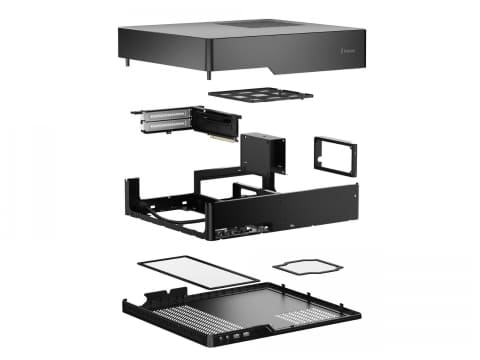 Fractal Design、450Wの小型電源と同電源を搭載したスリムなPCケース