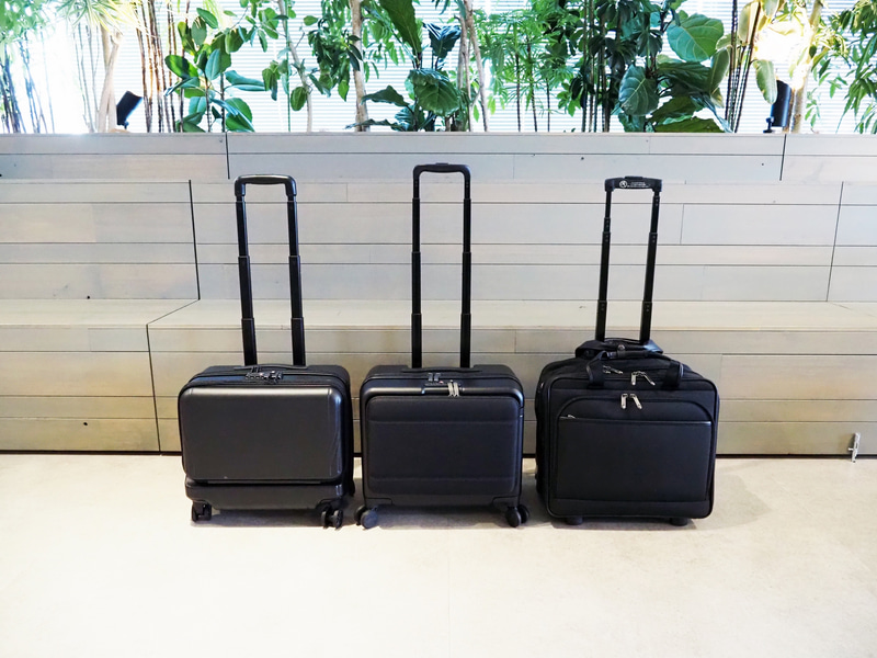 予算5万円以内で、品質、使い勝手が良い製品を選んだ結果、国内の老舗かばんメーカーであるエースの3製品が最終候補として残った