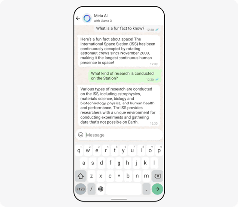 FacebookやInstagramにAIアシスタント「Meta AI」が統合。新AIモデルの