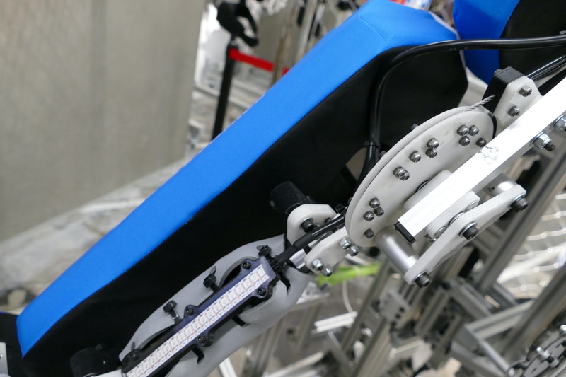 腕部分にはロードセル