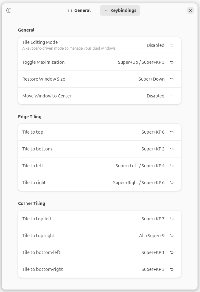 キーボードショートカットを設定できるようになった