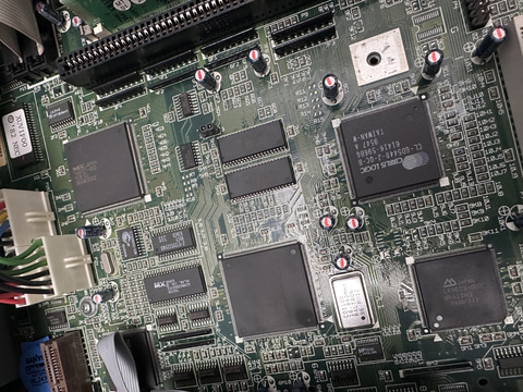 電源部を改良した PC-9821 Ne3用 システムボード 基板 マザーボード 電源部を改良した PC-9821 Ne3用 システムボード 基板