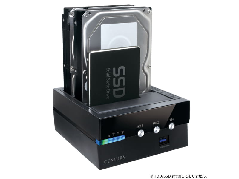 裸族のお立ち台 3Bay IS USB10G Hub