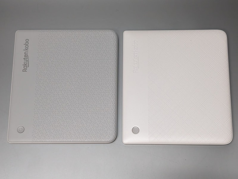 背面。モデルごとに微妙に異なる凹凸のパターンは、今回もアレンジが加えられている