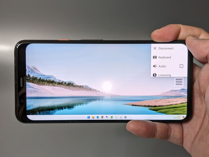 iPhoneはもちろんAndroidでも表示が可能だ