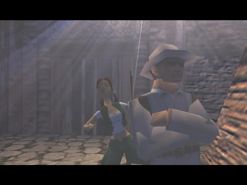 手前にいるのがクロイ博士。三つ編みの少女が若かりし頃のララだ