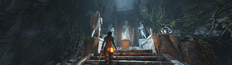 まるでイメージイラストのようだが、これも筆者がウルトラワイドでプレイしていたときの画面ショット。この時代になると不可視ポリゴンを含めれば、GPUが処理する総ポリゴン数は1フレームあたり1,000万ポリゴンクラスに到達している