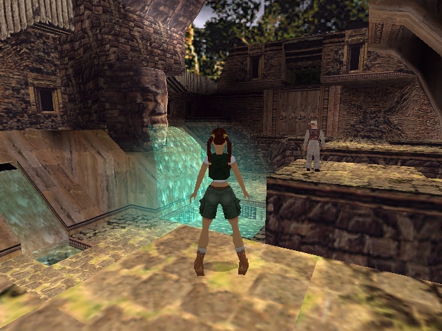 序盤は、ツインテールのララを操作して、クロイ博士の後を付いていく展開