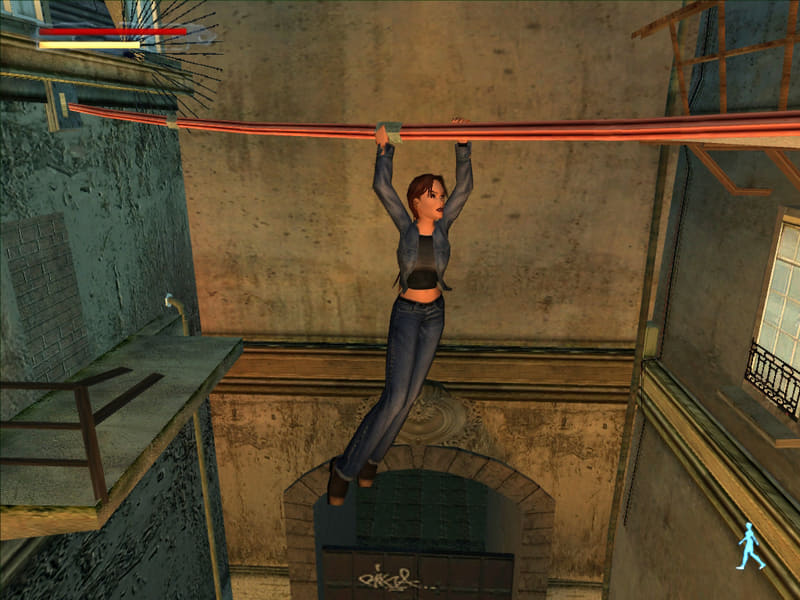 RADEON 9800で動作させた「トゥームレイダーVI」