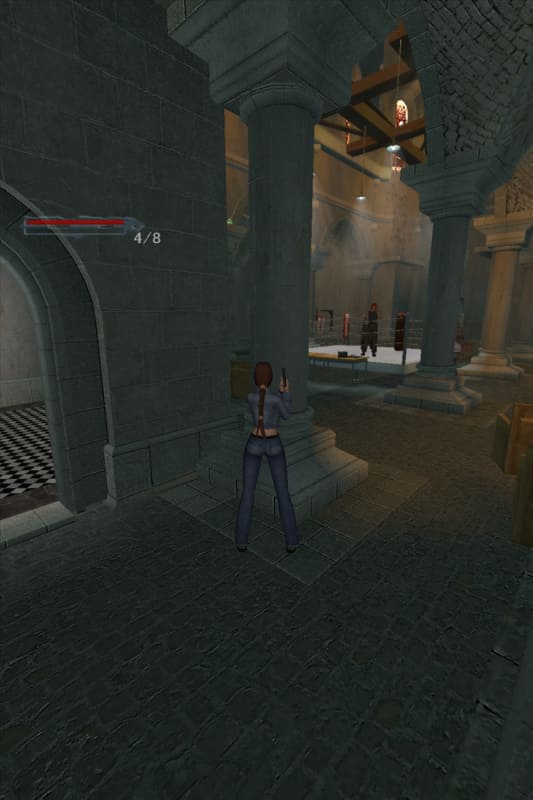 アスペクト比2:3の縦長画面モードでもプレイできた。解像度は1,024×1,536ドット。ちょうど1,024×768ドットの画面を縦に2画面並べた状態に相当する