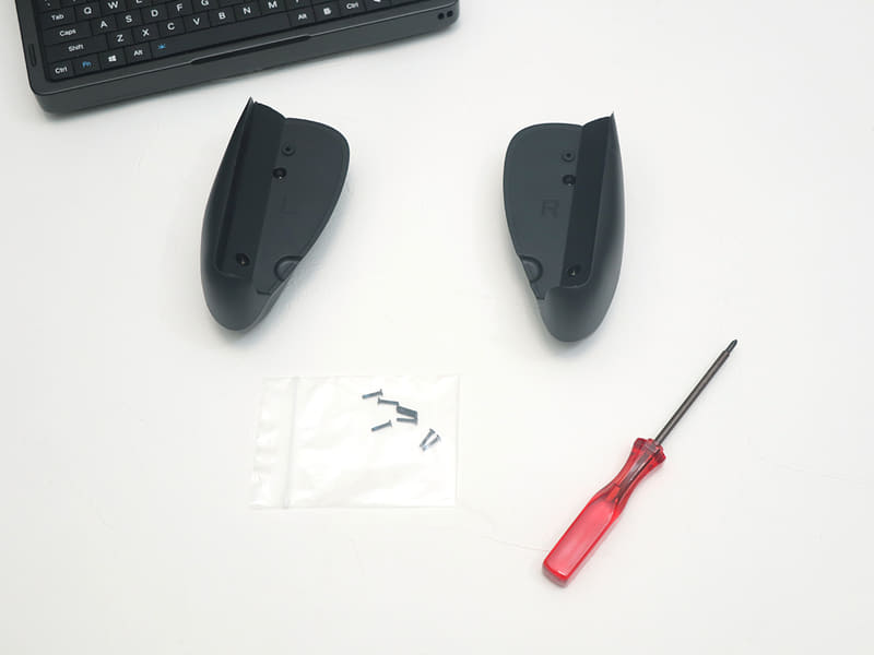 オプションのグリップはネジ止め式