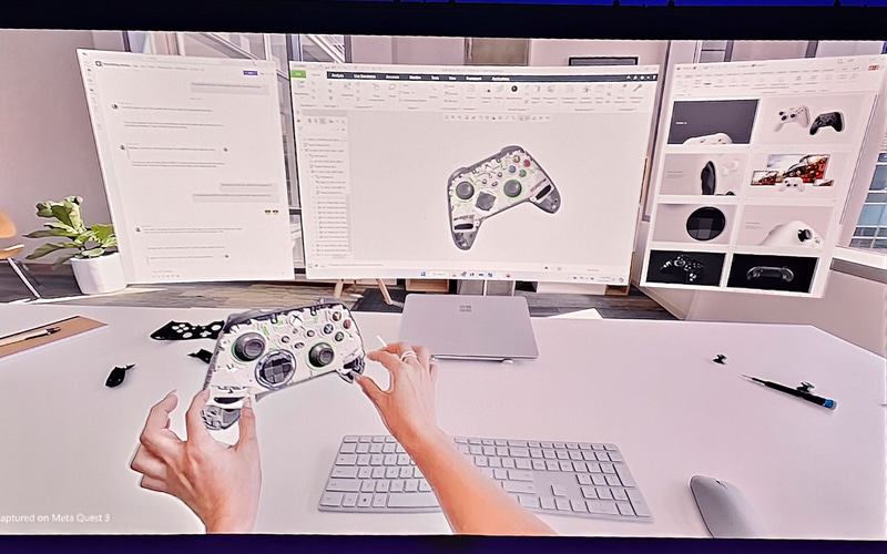 Windows Volumetric Apps、Meta Questの中でWindowsアプリを実行できる