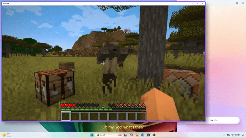 ゾンビから逃げるよう指示する様子