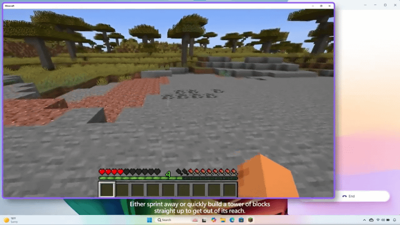 ゾンビから逃げるよう指示する様子