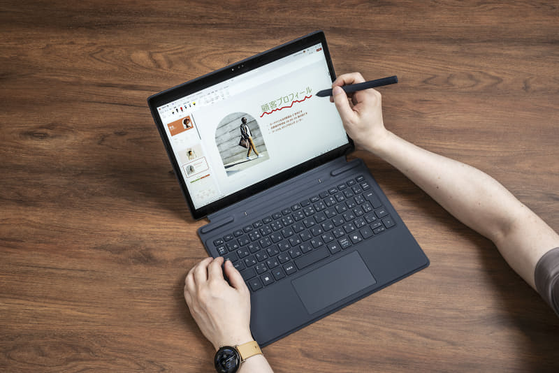 ペン先の追従性も良く、なめらかな書き心地だ