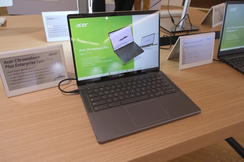 Chromebook Plus Enterprise Spin 714