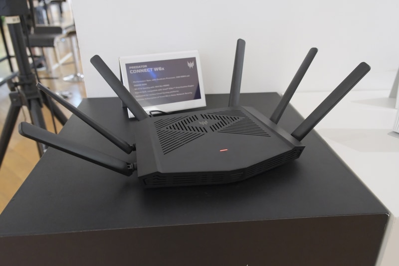 Wi-Fi 7対応ゲーミングルーター「Predator Connect W6x」