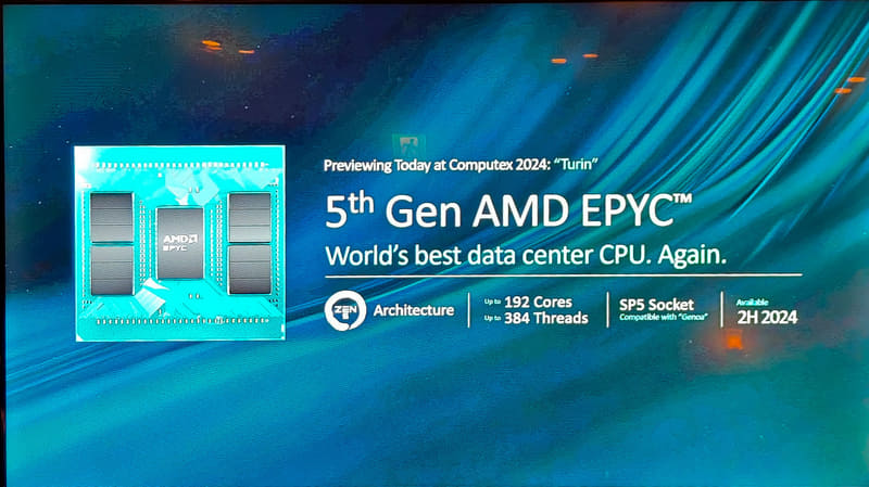 AMDが明らかにしたTurinこと第5世代EPYCのスペック
