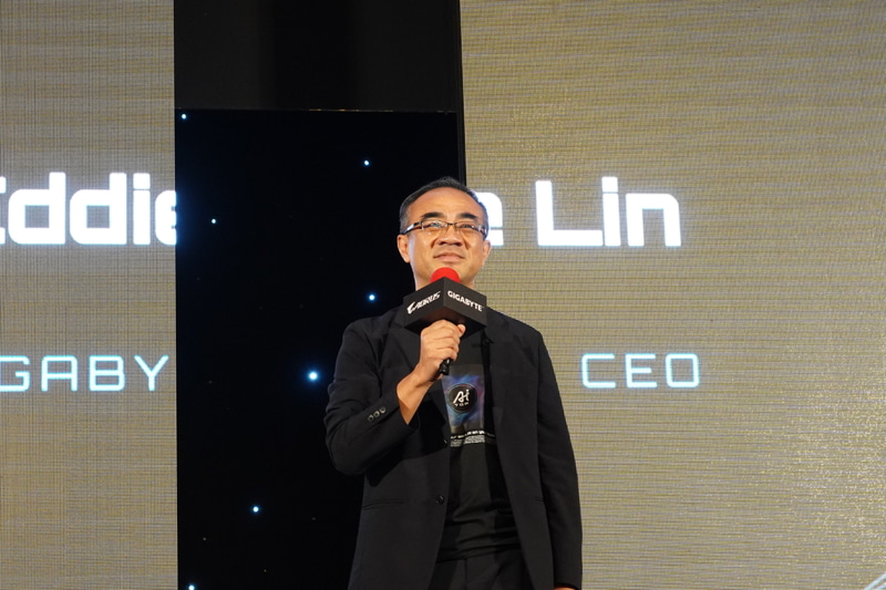 GIGABYTE CEOのEddie Lin氏