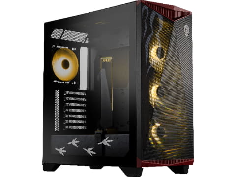 MSI モンスターハンター コラボpc 20周年記念マザーボード MSI、モンハン20周年記念マザーボード＆水冷クーラー、PCケース