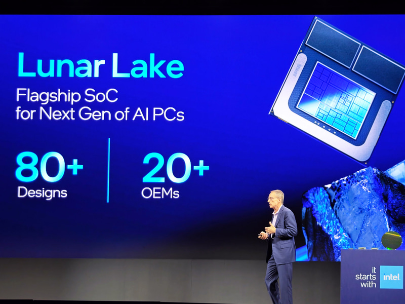 ゲルシンガーCEOの基調講演では、20以上のOEMメーカーが80を超えるシステムを用意していると明らかにされた