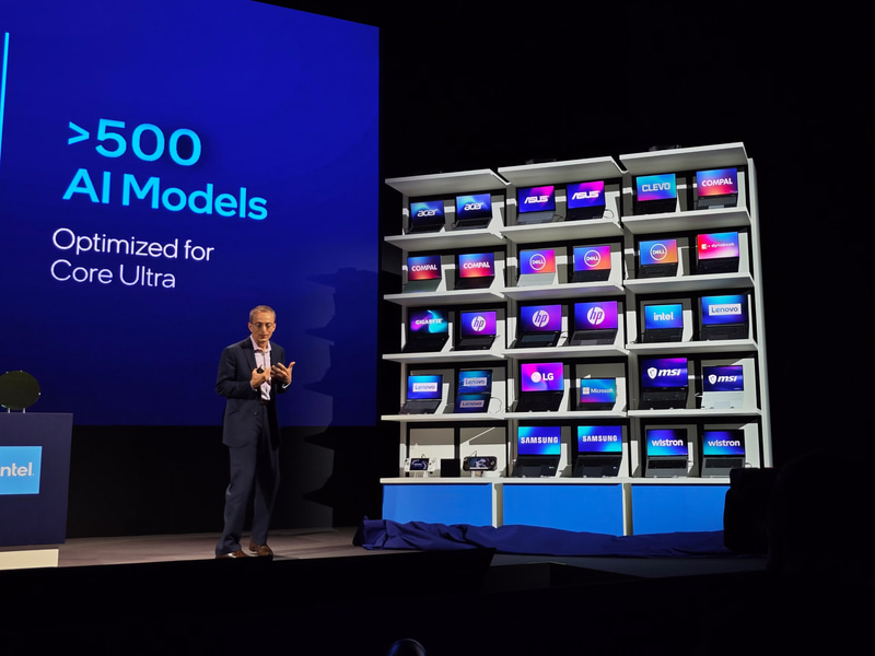 ゲルシンガーCEOの基調講演では、20以上のOEMメーカーが80を超えるシステムを用意していると明らかにされた