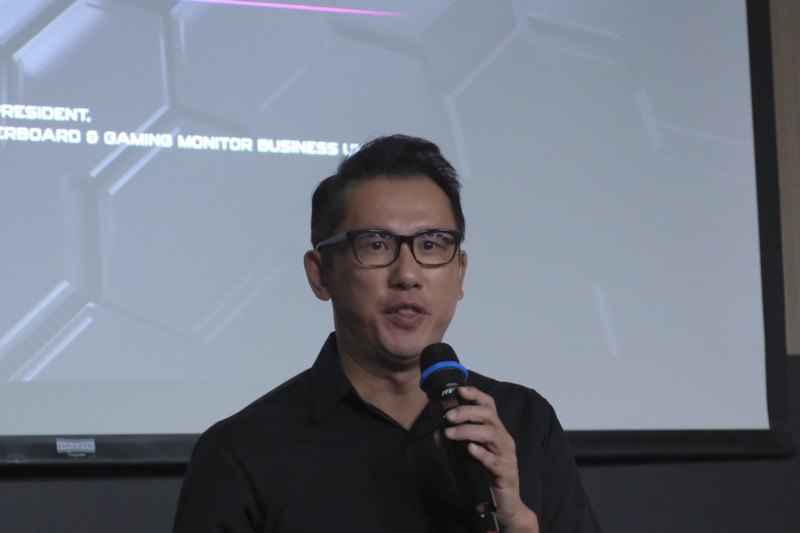 説明はASRock Vice President of Motherboard & Gaming Monitor Business UnitのChris Lee氏が行なった